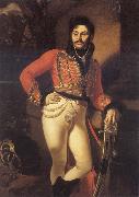 Kiprensky, Orest Portrait of Yevgraf Davydov,Colonel of The Life-Guards Sweden oil painting artist